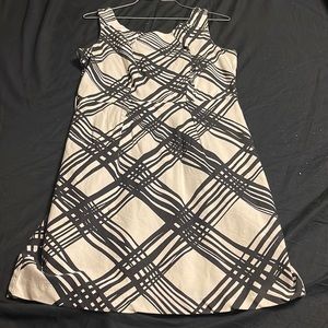 Patterned black and white dress, size Large Heart and Soul brand